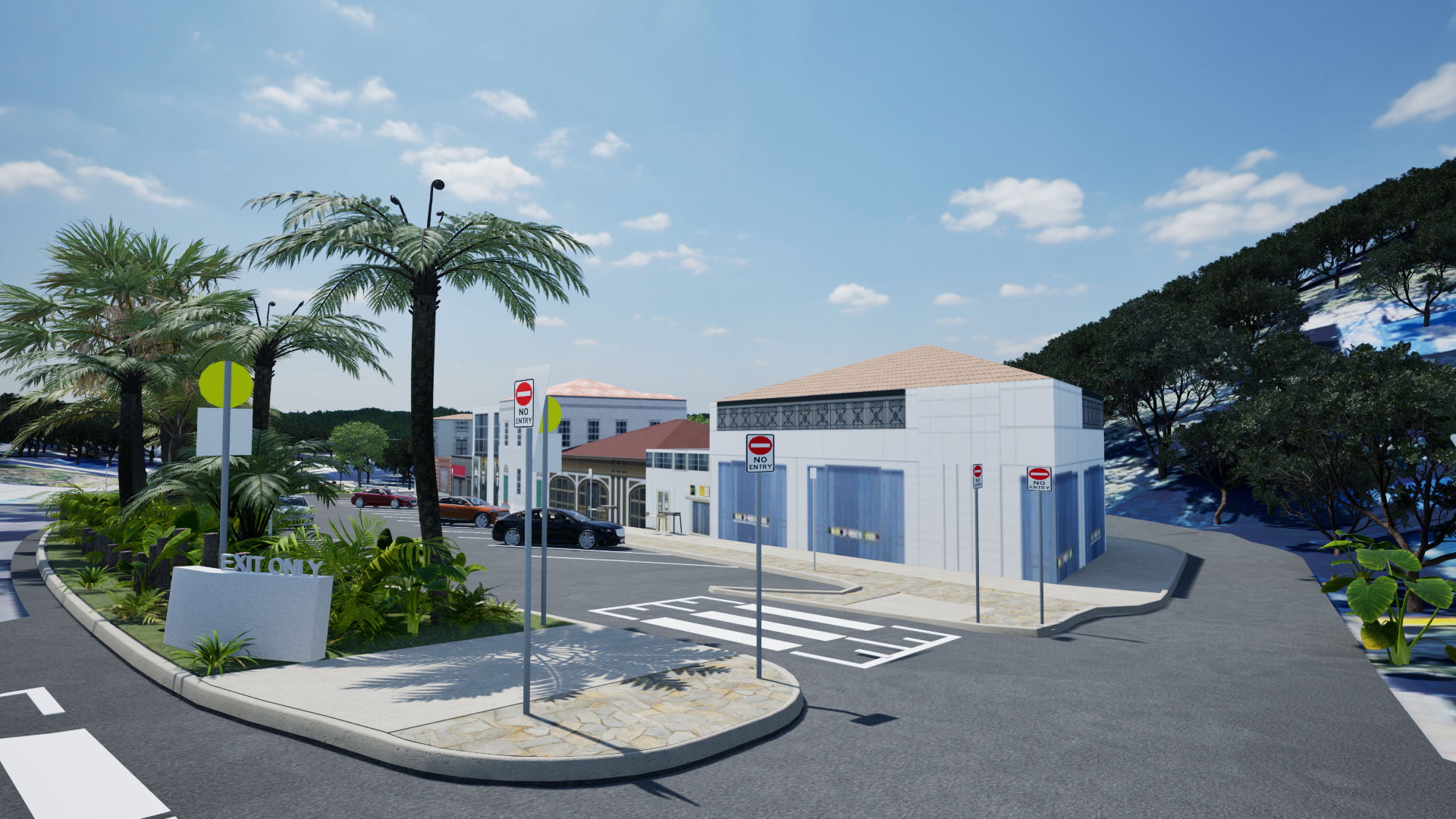 Concept image for carpark exit