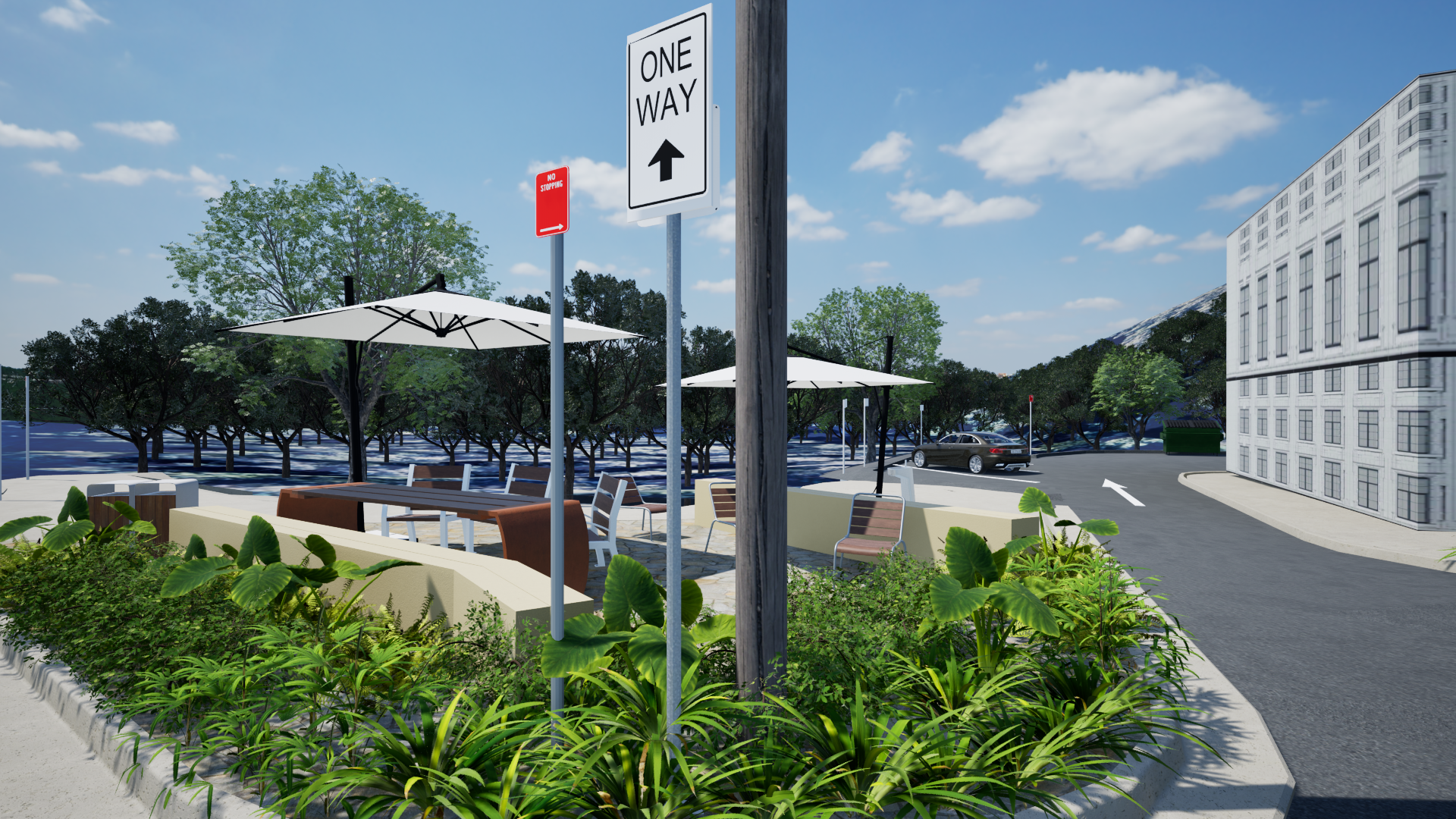 concept image for seating area