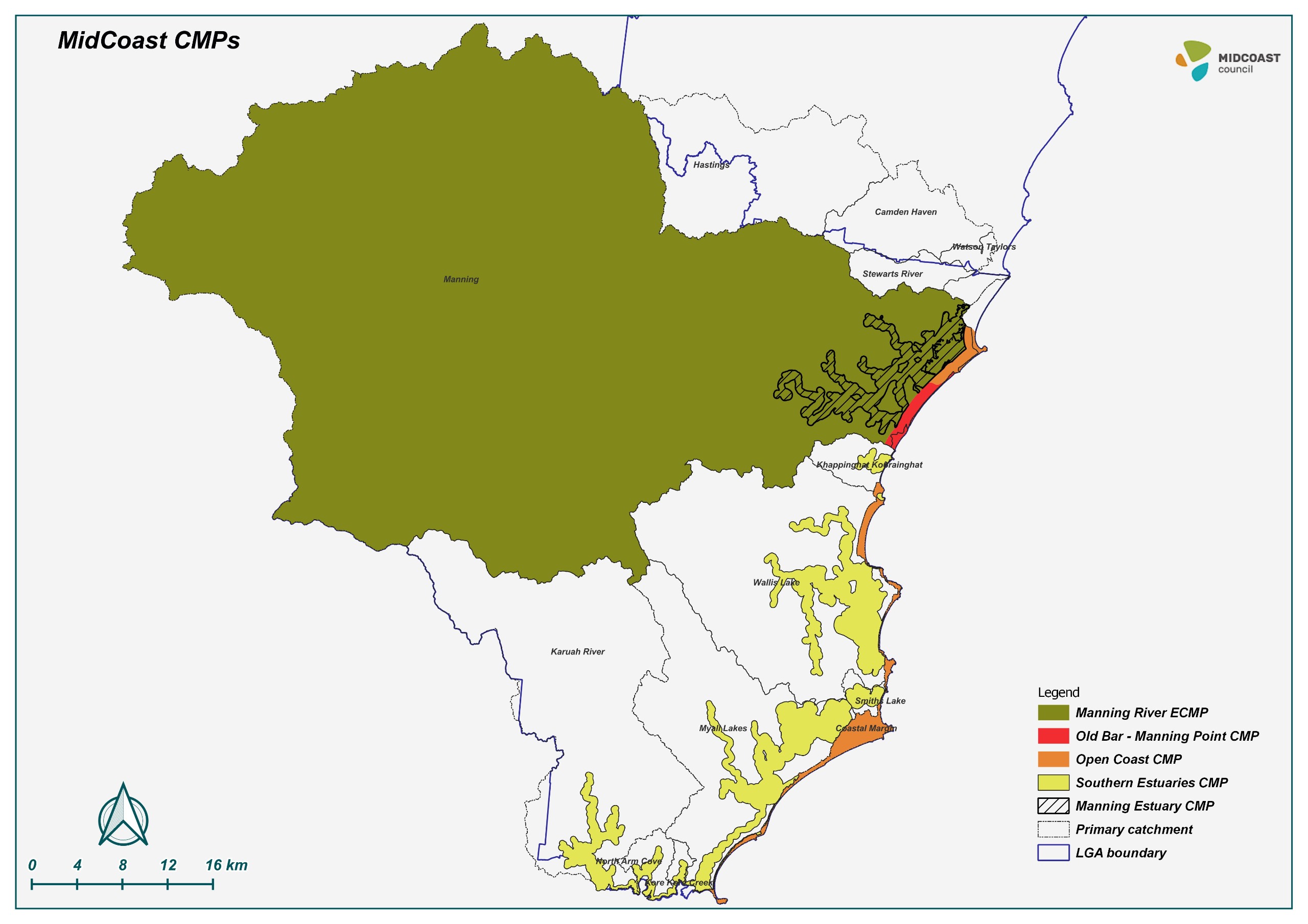 Southern catchments overview