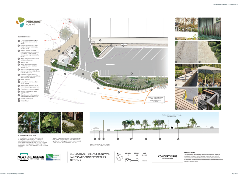 Blueys Beach Village Concept Design option 2